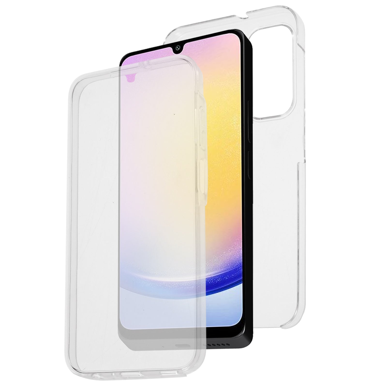 For Samsung Galaxy A25 5G (Global) (161.0 x 76.5 x 8.3mm) Case Acrylic+TPU Cover with PET Film For Samsung Galaxy A25 5G (Global) (161.0 x 76.5 x 8.3mm) Case Acrylic+TPU Cover with PET Film